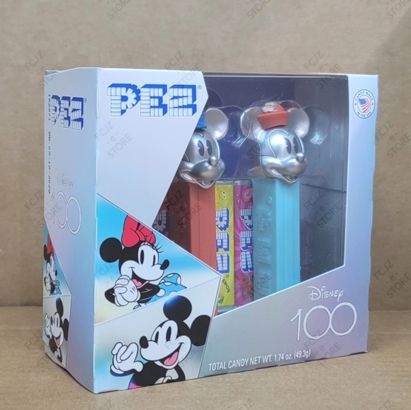 (2023) 100th Anniversary Disney Pez Set (Mickey & Minnie Mouse) - NEW - Picture 3 of 7